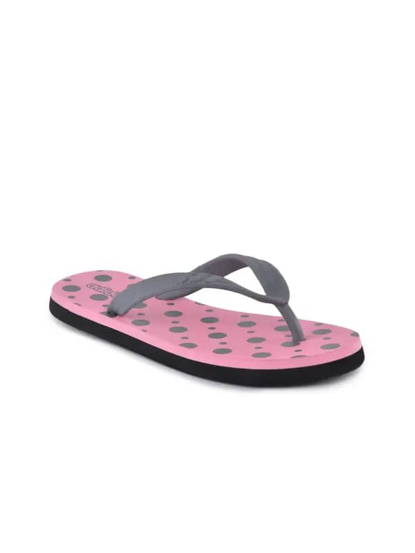 ADIDAS Women Polka Pink Flip Flops