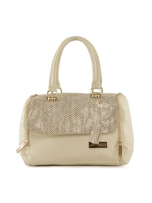 Lino Perros Women Off White Casual Handbag