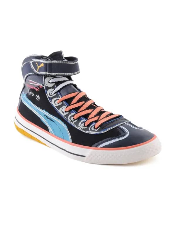 Puma Men Mid Bas Black Casual Shoes
