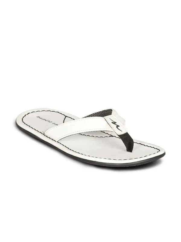 Numero Uno Men's Casual White Flip Flop