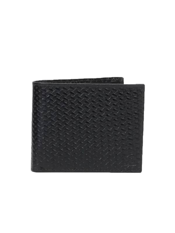Lino Perros Men Leather Black Wallet