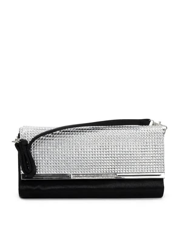 Lino Perros Women Gems Black Clutch