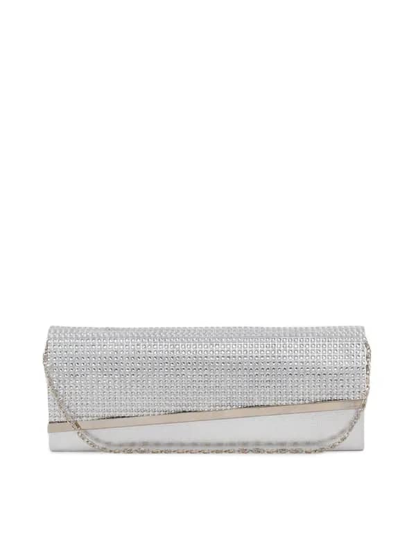 Lino Perros Women Gems Silver Clutch