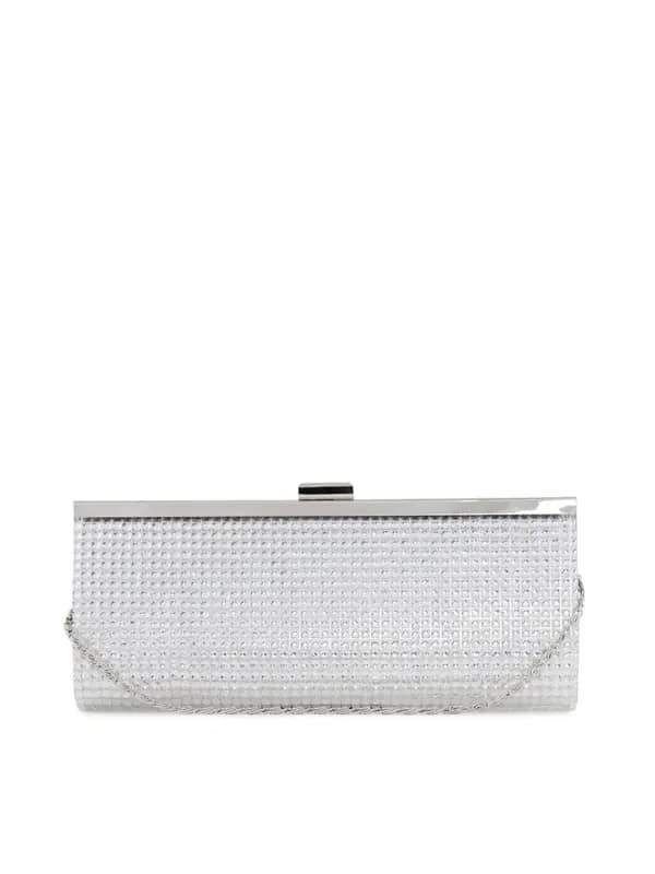 Lino Perros Women Gems Silver Clutch