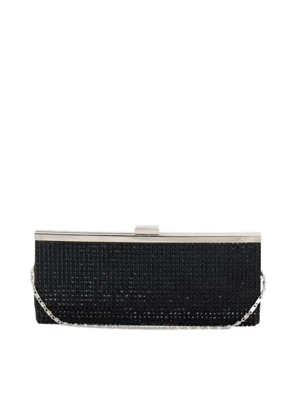 Lino Perros Women Gems Black Clutch