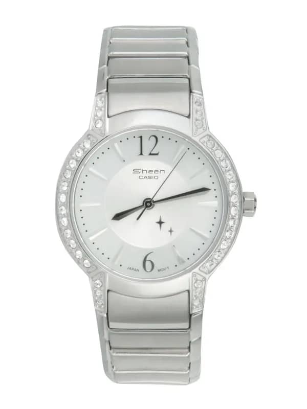 Casio Sheen Women Silver Analogue Watches (SH111) SHN-4015D-7ADR