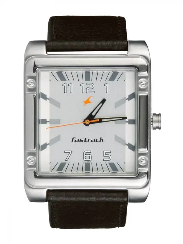 Fastrack Men White Dial Watch NA3040SL01