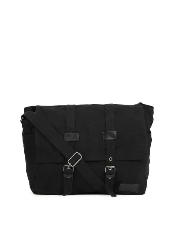 Wrangler Women Black Canvas Sling Bag