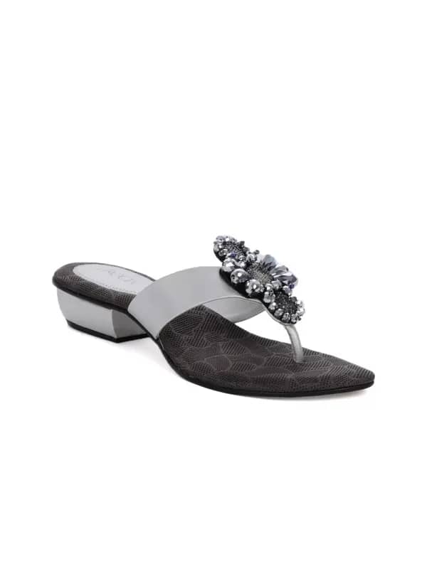 Rocia Women Silver Casual Sandals