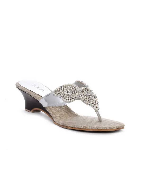 Rocia Women Silver Casual Sandals
