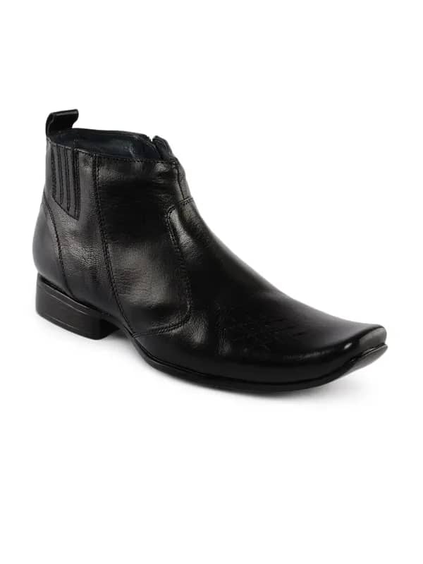 Lee Cooper Men Black Shoes