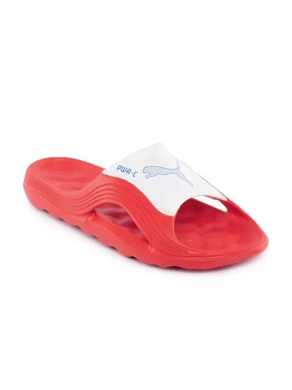 Puma Men Aqua Cat II Power Red Flip Flops