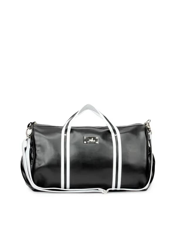 Yelloe Unisex Black Duffle Bag