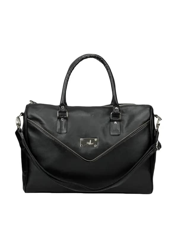 Yelloe Black Envelope Look Handbag