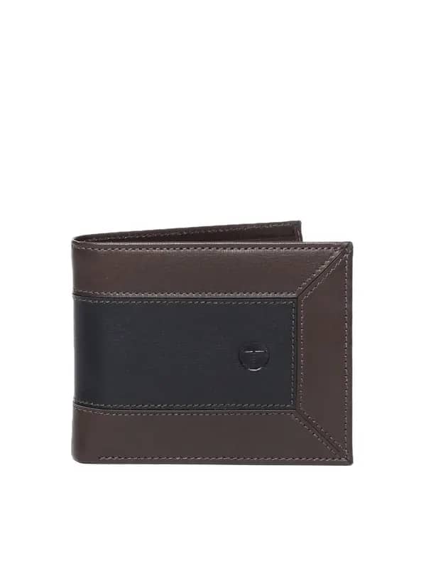 Bulchee Men Black & Brown Wallet