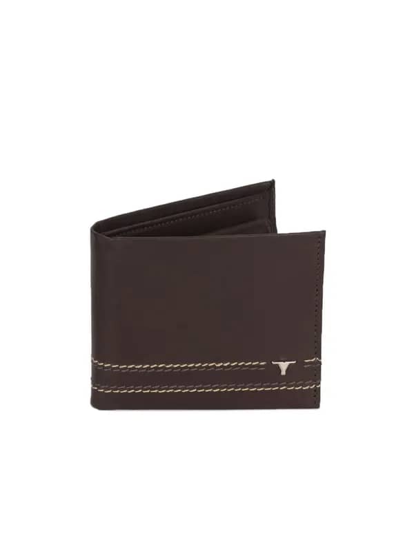 Bulchee Men Leather Brown Wallet