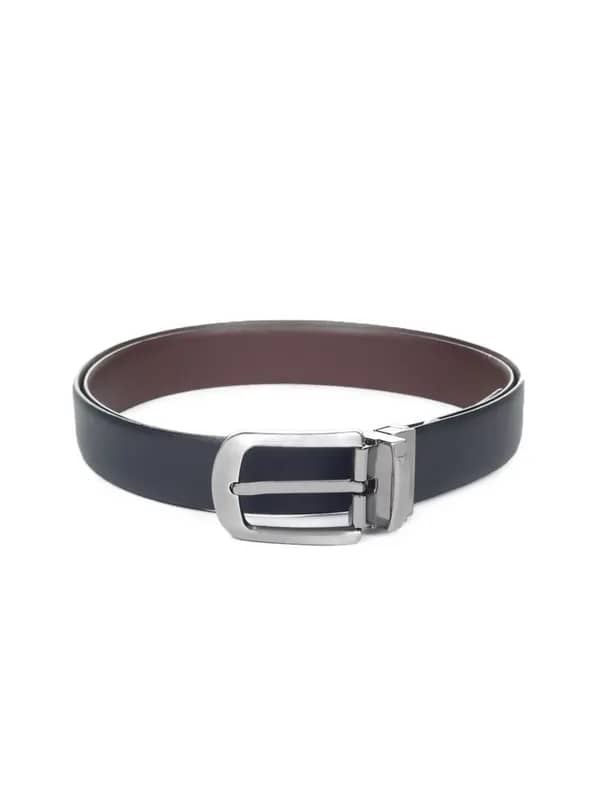 Bulchee Men Reversible Prong Black & Brown Belt