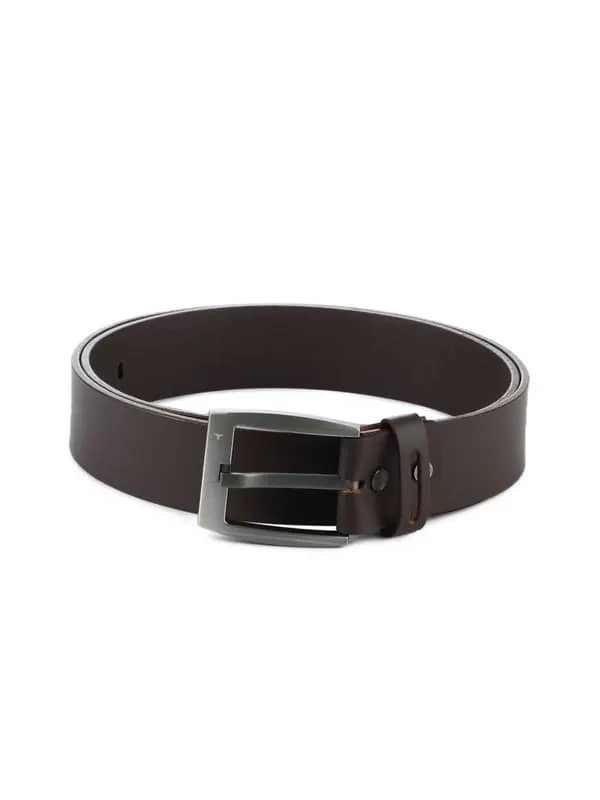 Bulchee Men Brown Leather Belt