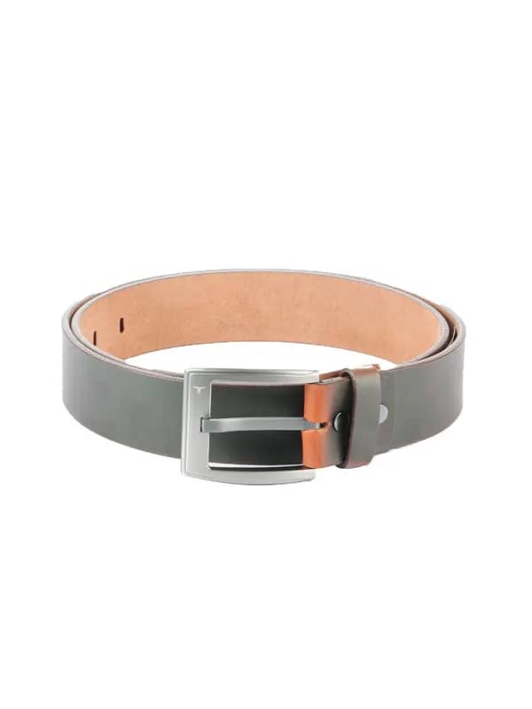 Bulchee Men Brown Leather Belt