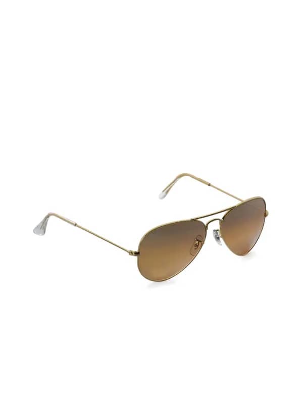Ray-Ban Men Aviator Gold Sunglasses