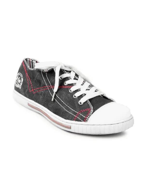 Lee Cooper Men's Casual Canvas Black Shoe