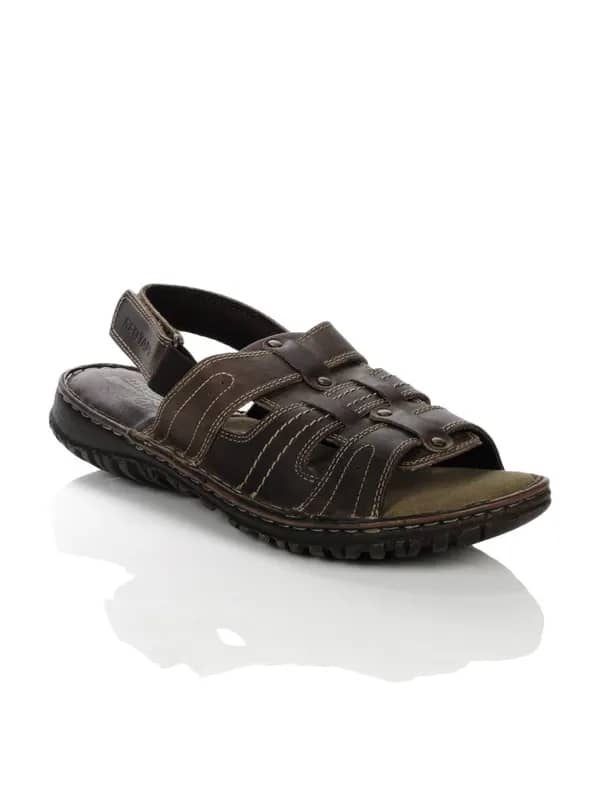 Red Tape Men Brown Sandals