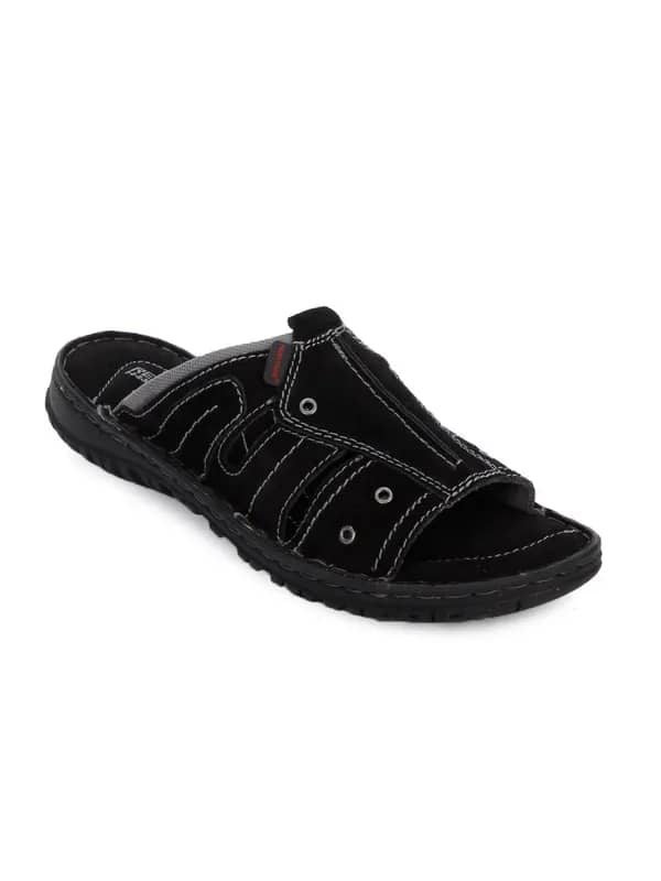 Red Tape Men Casual Black Sandals