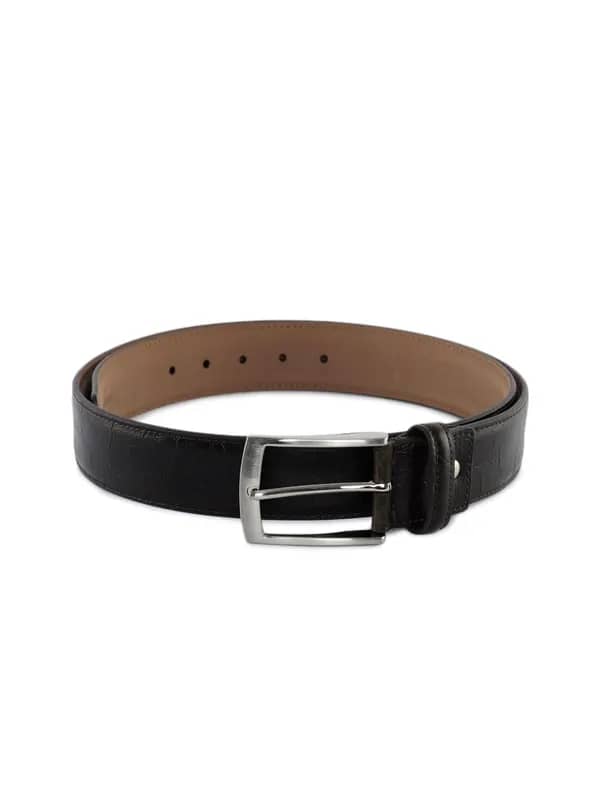 Peter England Men Leather Brown Belt