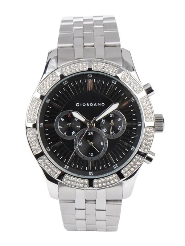 Giordano Men Black Dial Watch