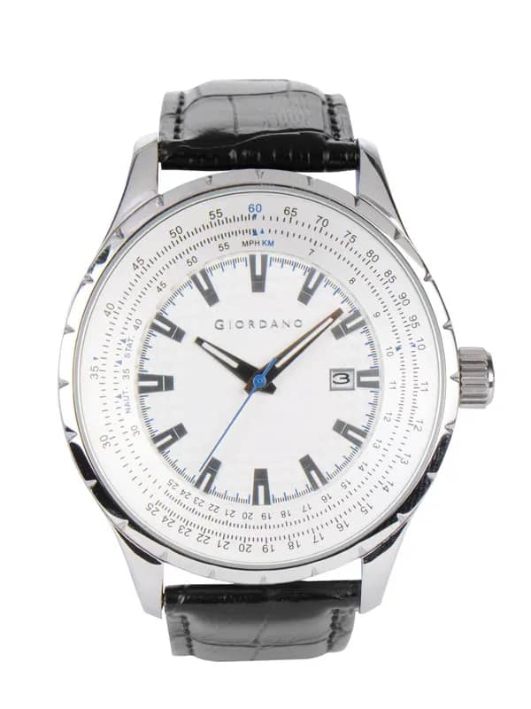 Giordano Men White Dial Watch