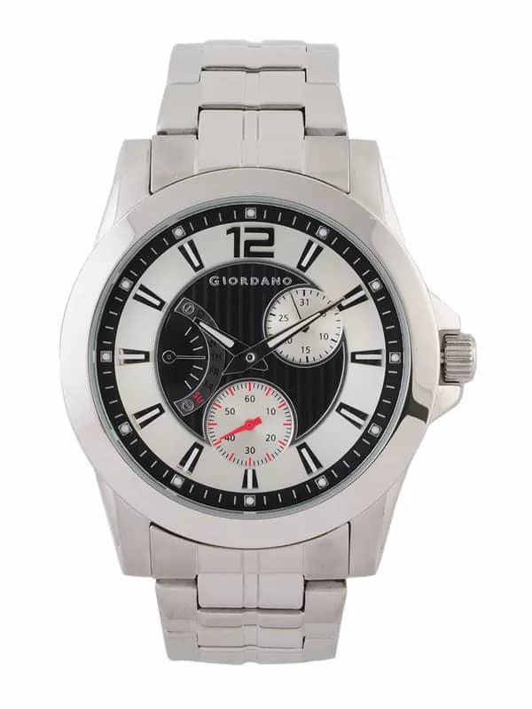 Giordano Men Steel Dial Watch
