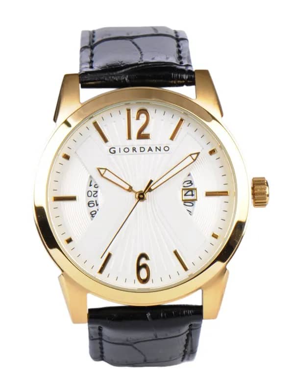 Giordano Men White Dial Watch