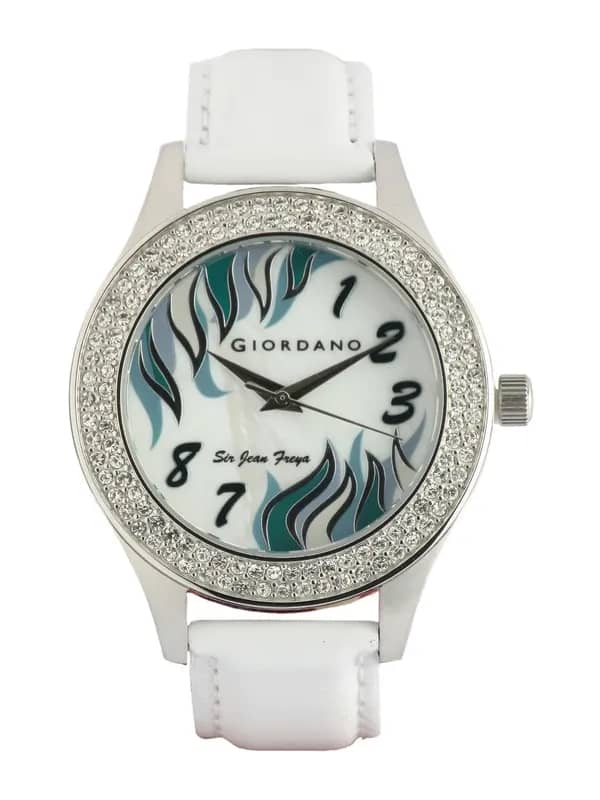 Giordano Women White Dial Watch
