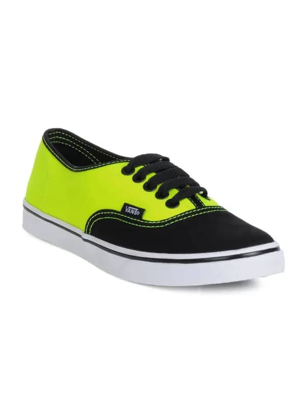 Vans Unisex Authentic Black & Green Shoes