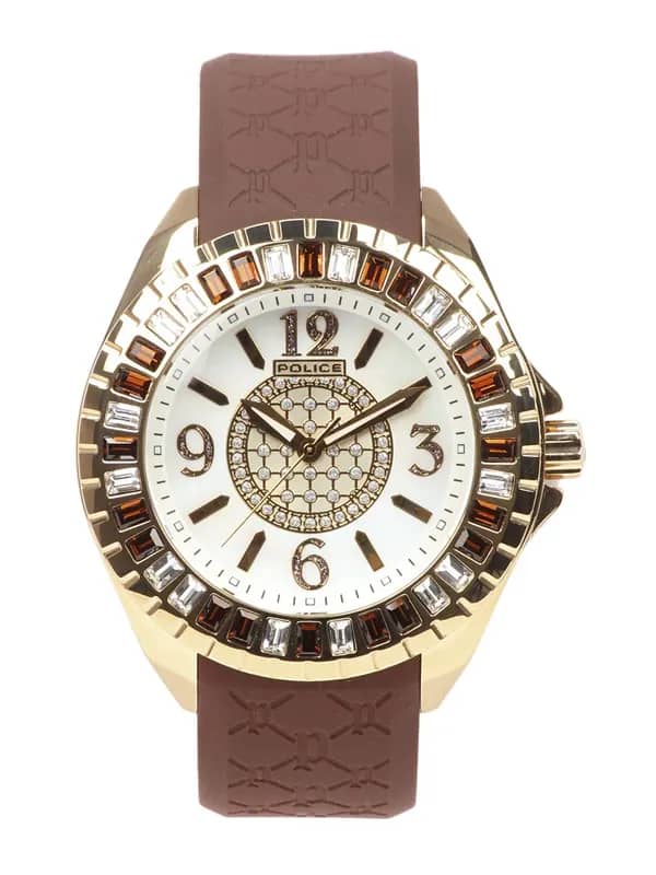 Police Women White Dial Watch PL13090JSG-28C