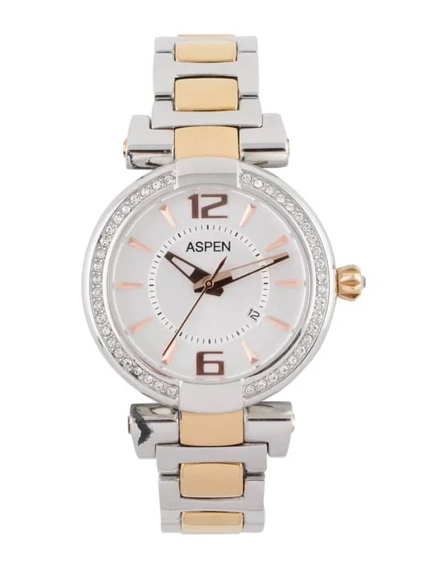 Aspen Women Silver Dial Watch