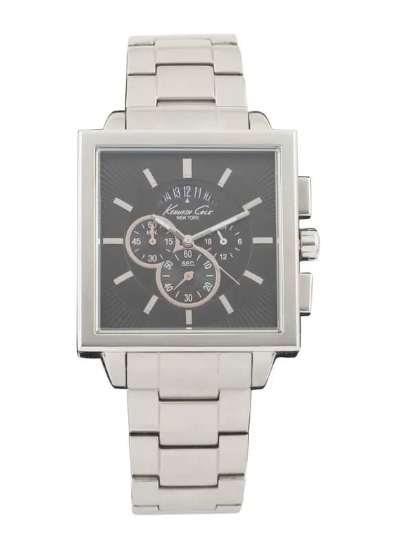Kenneth Cole Men Black Dial Chronograph Watch