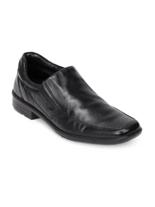 Red Tape Men Black Semi Formal Shoes