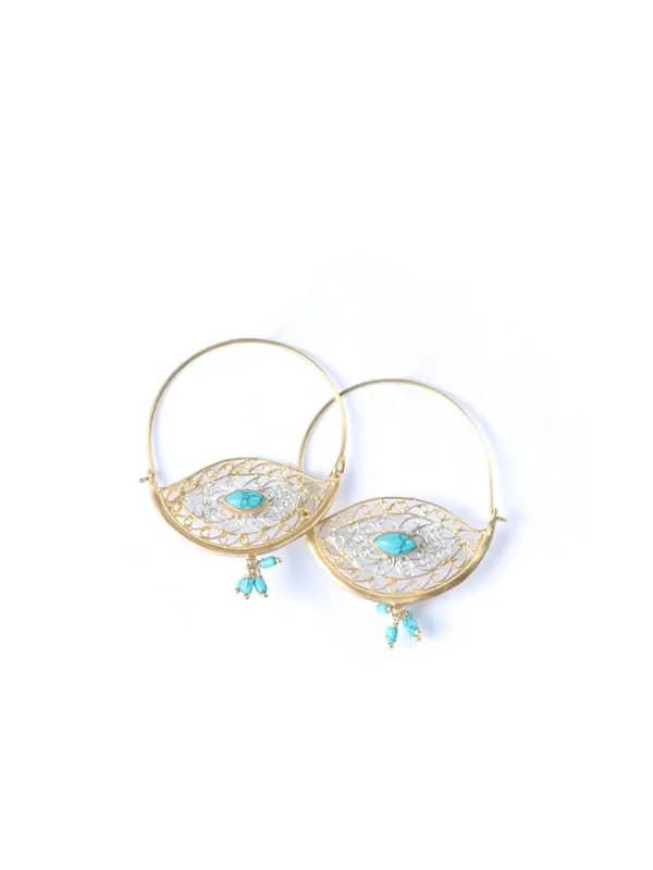 Fabindia Women Ananya Gold Earrings