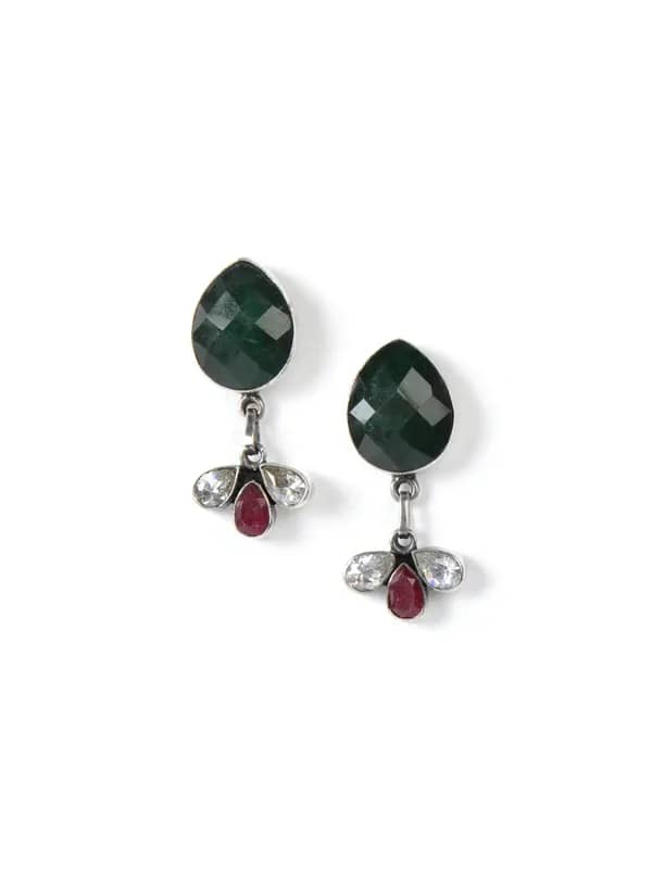 Fabindia Women Anusuya Silver Earrings