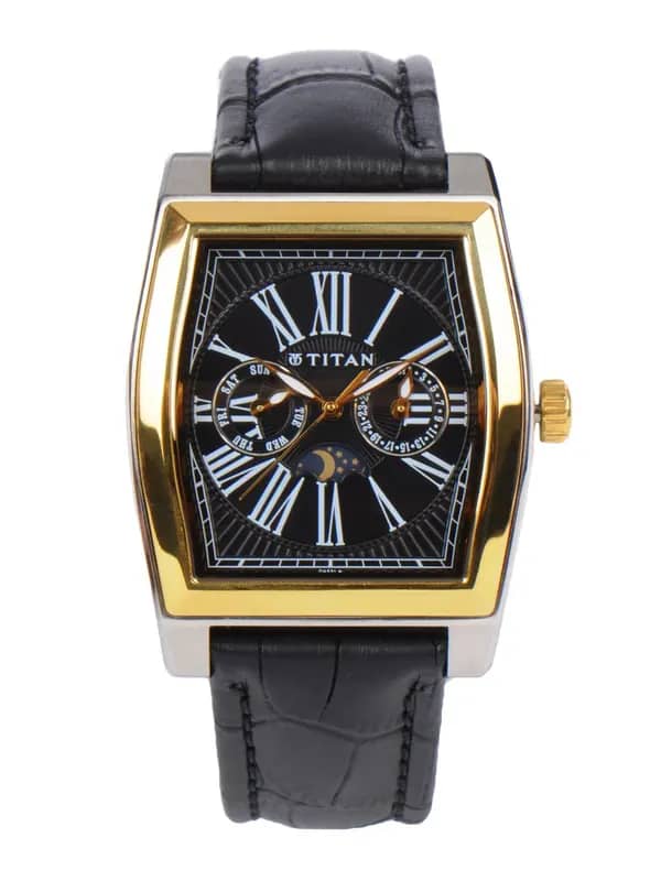 Titan Men Chronograph Black Dial Watch