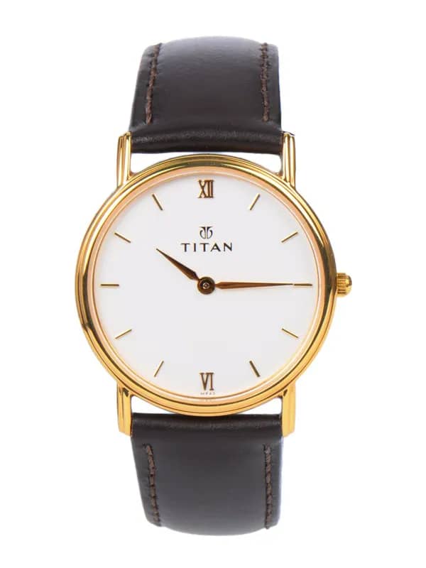 Titan Men White Dial Watch NA1006YL08
