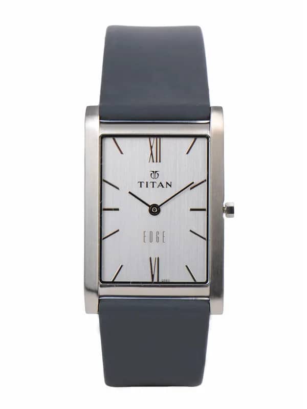 Titan Edge Men White Dial Watch NH1043SL01A