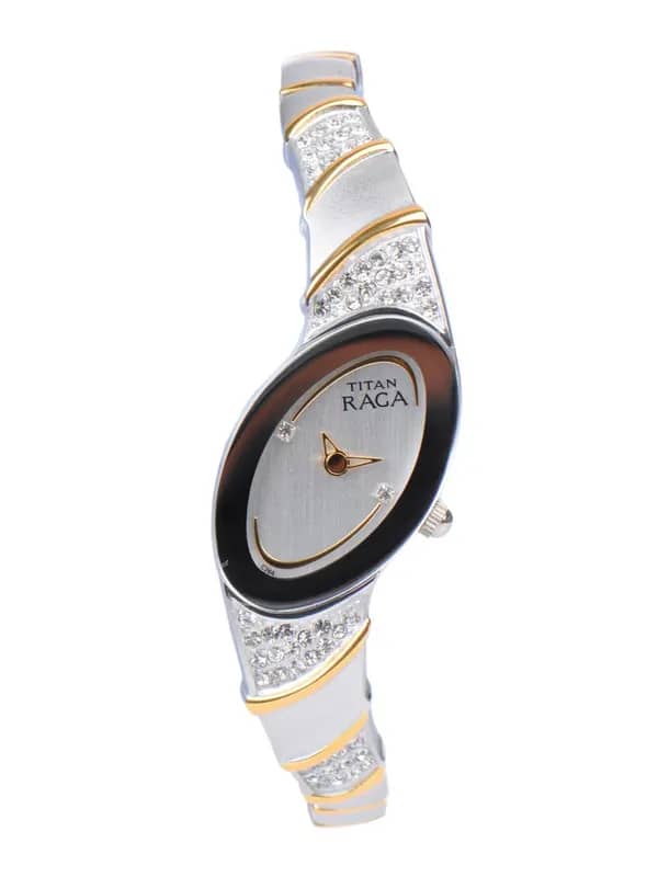 Titan Women Raga Silver Dial Watch
