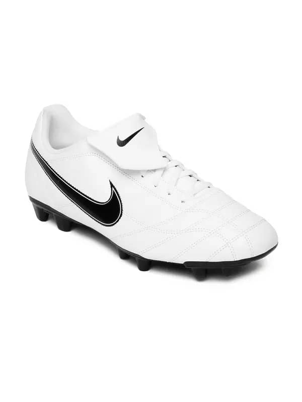 Nike White Egoli Fg Football Sports Shoes