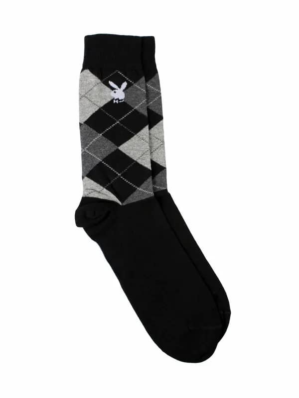 Playboy Men Black Socks