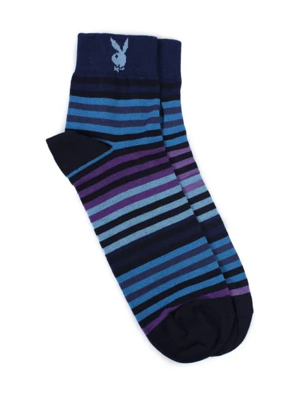Playboy Men Striped Socks