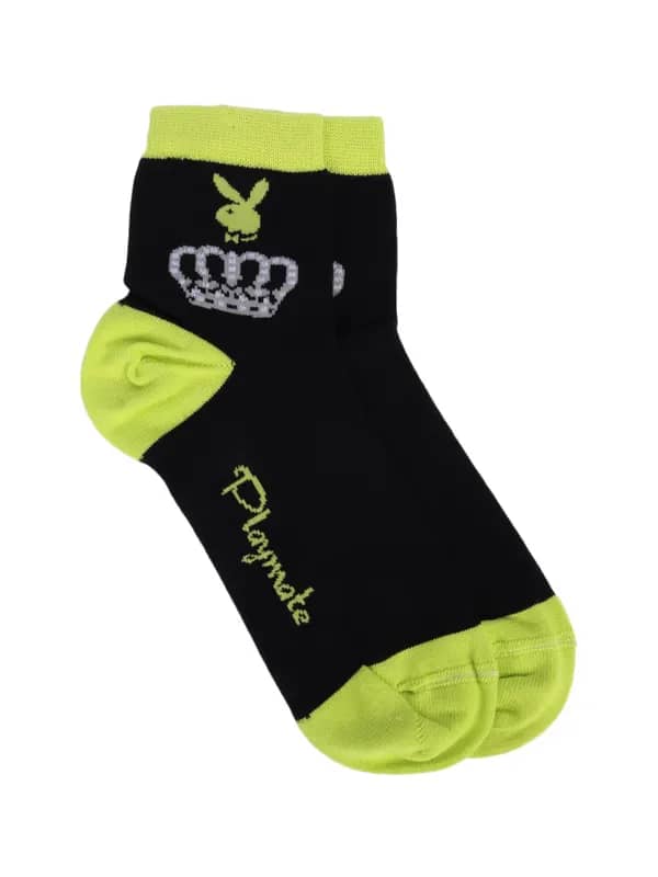 Playboy Women Playmate Black Ankle Socks