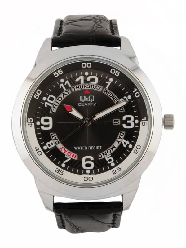 Q&Q Men Black Watch A148J305Y