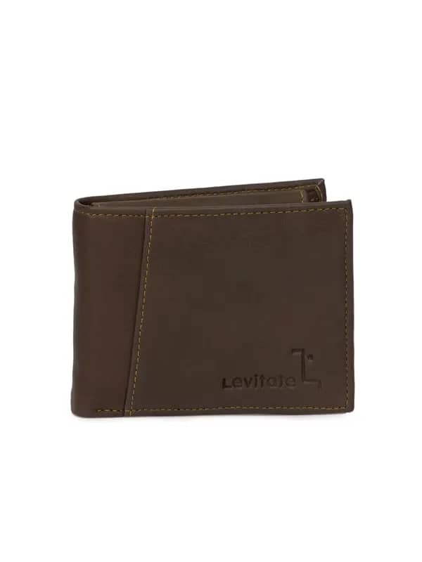Levitate Men Brown Wallet